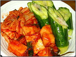 キムチの盛り合わせです。